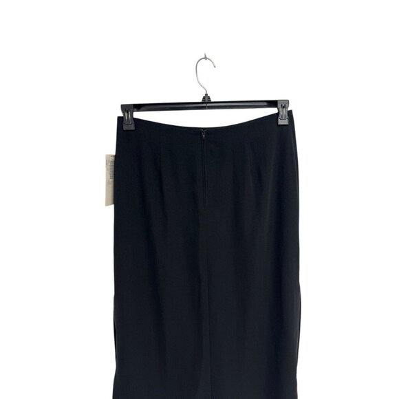 Vintage New York Michele women's maxi skirt black size 16 - Picture 10 of 11